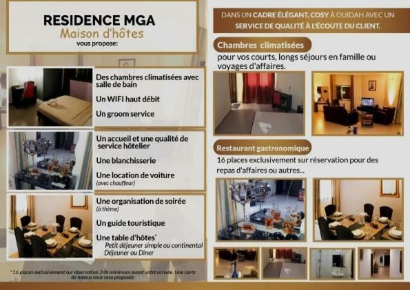 Résidence MGA Ouidah Extérieur photo